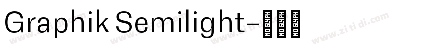Graphik Semilight字体转换